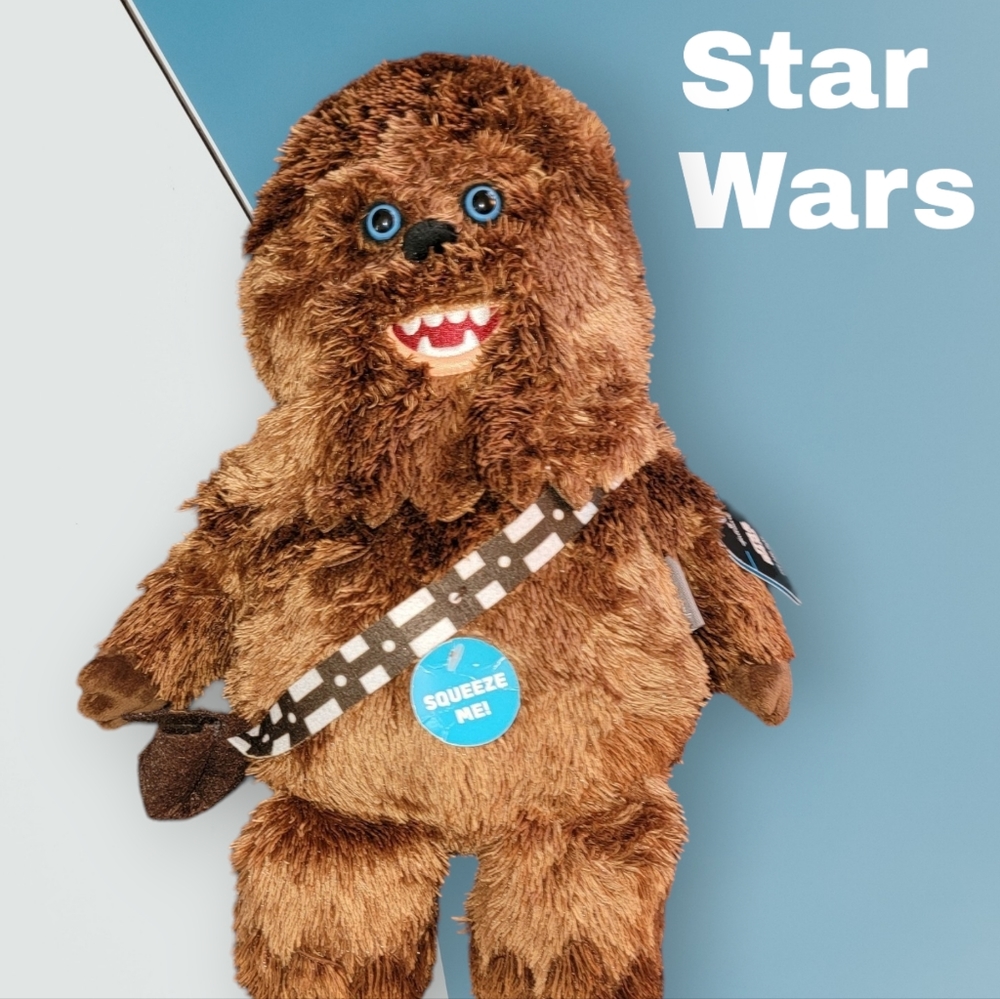 Toy, stuffed and talks: Star Wars stuffy Chewbacca